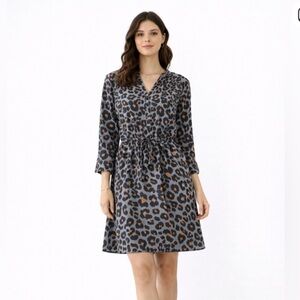 Leopard print dress